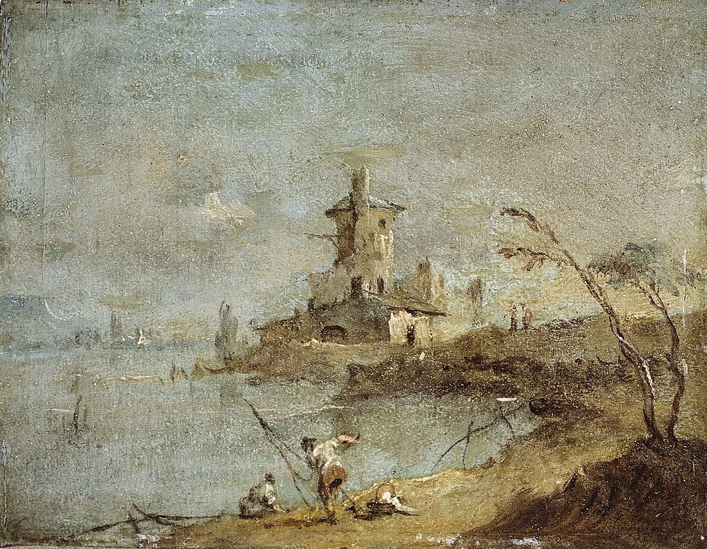 Capriccio con torre a riva - Musée Cognacq, Jay